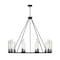 Z-Lite Beau 10 Light Chandelier, Bronze & Clear 3031-10BRZ - alternate 4